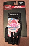 Rawlings Remix Youth T-ball Batting Gloves, Ages 3-6 New. Fixed Price $18.00.
