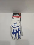 Marucci Signature Batting Gloves Adult Size Large White/ Navy Blue. Fixed Price $24.99.