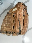Franklin Softball Mitt Glove #4955 12" Leather Deep Flex Pocket Cowhide Rht. Fixed Price $19.00.