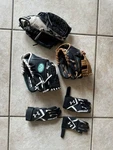Rawlings Mizuno Under Armour Leather Baseball Softball Gloves 9-10 Inch Lot. Fixed Price $55.00.