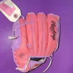 Rawlings Players Series RTB10 Inch Pink Purple Leather Basket-web Youth Glove. Fixed Price $12.29.