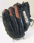 Worth Wicked Pro Series WPS128Z Black Leather 12.75" Baseball Glove Rht. Fixed Price $59.96.