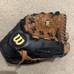 Wilson Pro Select Baseball Glove Left Hand 12.5" A2476 Used Good Condition. Fixed Price $24.00.