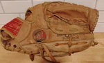 Vtg Rawlings PG18 Softball Glove Deep Well Right Hand Throw. Fixed Price $18.99.