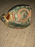 Macgregor Baseball Glove G75B Willie Mays Vintage Lace Web Green Rht. Fixed Price $79.91.