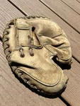Macgregor Baseball Catchers Mitt Del Crandall G185 Glove Vintage Leather. Fixed Price $47.45.