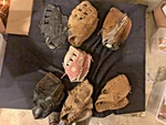 Lot Of 6 Adult Baseball Gloves 1 Youth Rawlings Mcgraw Wilson Mizuno + Rht. Fixed Price $90.00.