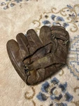 Vintage 1940S Nokona Baseball Glove Lace Web Leather Goods Co Mitt Antique. Fixed Price $66.50.