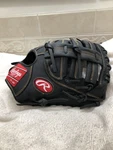 Rawlings R115FBM Boys Black 11.5 Baseball First Mitt Right Throw New Wtags. Fixed Price $85.00.