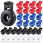 Qwlwbu 32 Pcs Glove Locks,lace For Free Size, Red, Black, Blue, White. Fixed Price $9.94.