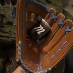 Marucci Oxbow 12.75IN Lefty Type Leather Baseball Glove Brown/blue- MFGPOX78R3. Fixed Price $130.00.