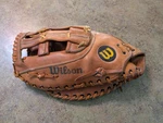 Wilson American Cowhide Big Scoop Snap Action A9883 Softball Glove Lh. Fixed Price $35.00.