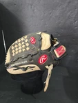 Rawlings Special Edition RTD212 Black & Tan Leather Baseball Glove Lht. Fixed Price $30.00.