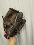 Rawlings WFP120 12'' Fastpitch Softball Glove Brown Pink Right Hand Throw. Fixed Price $24.75.