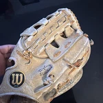 Wilson Professional Model A2101 Baseball Glove Infield Rht Dave Cash. Fixed Price $39.99.