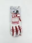 Franklin Cfx Pro Men's Size Medium White Red Baseball Batting Gloves Mlb. Fixed Price $49.99.