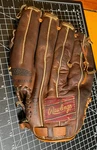 Rawlings Ozzie Smith Glove RBG50 Left Hand Throw Fastback Model Nice Lht. Fixed Price $22.00.