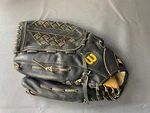 Wilson 3813 Softball Baseball Glove Optima Gold Series Black Size 13" Lht. Fixed Price $17.99.