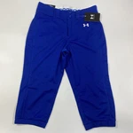 Under Armour Women's Small Blue Utility Softball Pants Cropped Nwt 1375665-400. Fixed Price $19.00.