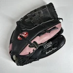 Rawlings Glove Fast Pitch Softball Black Pink Right Hand Throw 12" FP22SB. Fixed Price $16.79.