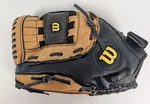 Wilson A360 13"LEATHER Baseball/softball Glove Left Hand Throw Black/brown. Fixed Price $16.99.