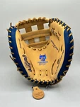 Rawlings Hansen Heart The Hide 33" Fastpitch Softball Catchers Mitt Tan Rht. Fixed Price $329.99.