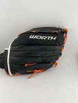 Worth Storm Softball Glove Left 12.5" Black Orange White Stm 1250 Nice Free Ship. Fixed Price $25.50.