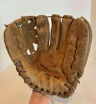 Vintage 70S Rawlings KM10 Mr. Softball Big Wheel 11" Glove Rht Edge-u-cated. Fixed Price $24.95.