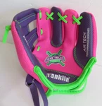 Franklin Air Tech Tee Ball Glove Girls Rht Youth Size 8.5" 22881 Pink Purple. Fixed Price $10.17.