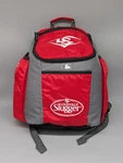 Louisville Slugger Stick Insulated Backpack Red And Gray WTLEBS3SP6-SR. Fixed Price $21.00.