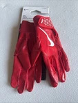 Nike Alpha Batting Gloves Youth Unisex Red/red/white Size Small (INV323). Fixed Price $19.54.