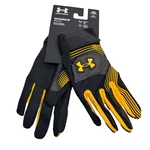 Under Armour Ua Clean Up Youth Small Batting Gloves Black Yellow Heatgear Nwt. Fixed Price $16.19.