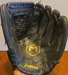 Franklin Field Master Baseball/softball Glove, Black/gold, 14" Lht 22630L. Fixed Price $24.99.