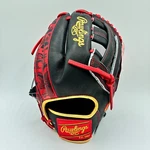 Rawlings Heart Of The Hide 12" Baseball Glove Black Red Gold Arenado PRORNA28N. Fixed Price $324.99.
