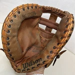 Wilson A2876 Big Scoop First Baseball Glove Mitt Lht Leather Usa. Fixed Price $29.95.