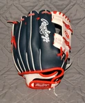 Rawlings Players Series Youth Baseball Glove Blue Red White ERLL2 Rht. Fixed Price $15.97.