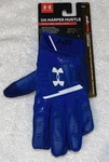 Under Armour Ua Harper Hustle Royal Blue Baseball Batting Gloves New Youth. Fixed Price $24.09.