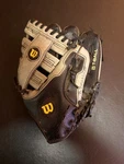 Wilson A300 T-ball Glove 10" Gray Black Right Handed. Fixed Price $9.99.