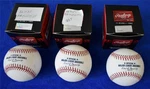 Three Rawlings Hall Of Fame Baseballs New Original Boxes. Fixed Price $69.95.