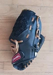Spalding 10" Black Leather Baseball Glove 13170 Deep Pocket Flex Wedge. Fixed Price $13.99.