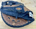 Easton GS300 Black / Brown Tanned Leather First Baseman Mitt Left Hand Throw. Fixed Price $39.99.