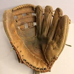 Vintage Montgomery Ward Softball Glove Rht 60-21160 Leather Oversize. Fixed Price $26.99.