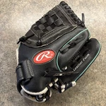 Rawlings Fastpitch Softball Glove 11" Black Aqua Trim FP110MT Rht Right. Fixed Price $23.87.