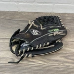 Louisville Slugger Zephyr Right Handed Throw Glove Black 12" ZR14-BK. Fixed Price $19.99.