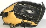 Franklin Baseball Glove 4654TB-11" Black And Brown Deer Touch Rht Euc. Fixed Price $15.99.