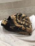 Easton Natural Elite Fully Broken In 12.75 Softball First Base Mitt Right Throw. Fixed Price $100.00.
