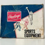Empty Vintage Rawlings Official League Baseball Box Sporting Goods Store Display. Fixed Price $75.00.
