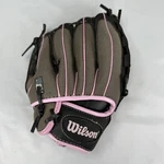 Wilson Ball Glove Leather 10" Right Hand Throw WTAO1RB15B510BP Black Pink. Fixed Price $12.97.