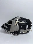 Rawlings Player Series PL85BG Baseball Glove 1/2" Black & Gray Rht Youth Euc. Fixed Price $16.95.