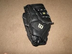Wilson Elite A2449 Softball Glove 13" Black Leather Left Hand Throw Lht. Fixed Price $25.99.